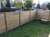 Wood fences