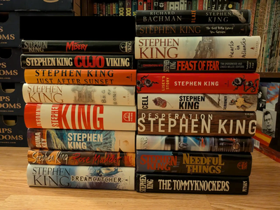 PENDING - 18 First Edition Stephen King hardcovers, View more