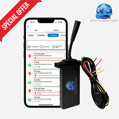 Wired GPS Tracker for Vehicles – 1 Month Free, 10s Updates, View more