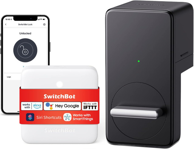 SwitchBot Wi-Fi Smart Lock, Keyless Entry Door Lock in Windows, Doors & Trim in Markham / York Region