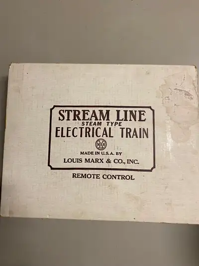 Vintage electric train set, View more