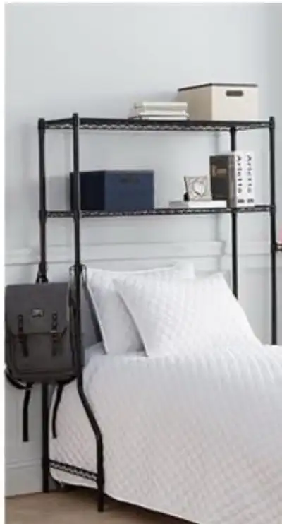 Wire Shelving Unit - Over The Single Bed Shelf, View more