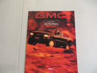 1996 GMC SONOMA DEALER SALES BROCHURE