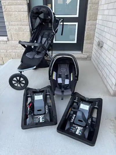 Evenflo Stroller + Car Seats, View more