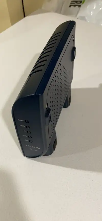 Cable modem with power supply, View more