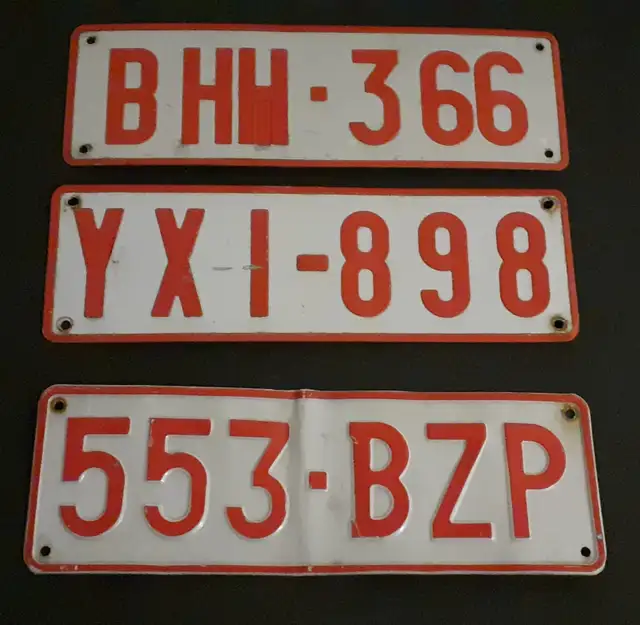 BELGIUM LICENSE PLATE62863738519682122