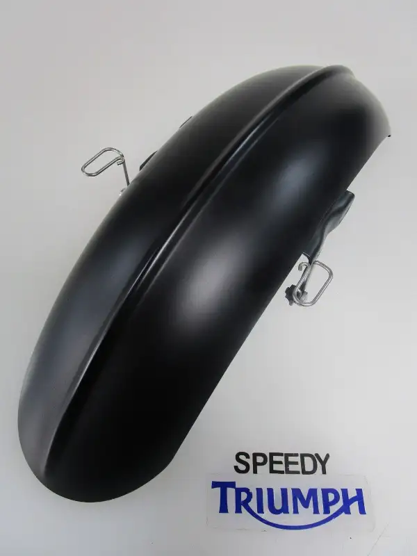 TRIUMPH BONNEVILLE BOBBER BLACK FRONT MUDGUARD MATT JET BLACK T2 in Motorcycle Parts & Accessories in Markham / York Region - Image 5
