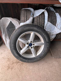 4 x pneu hiver Michelin sur mag Ford explorer 245/60r18