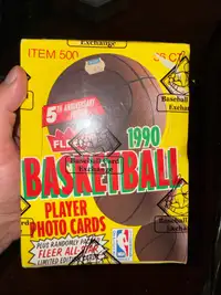 1990 Fleer Basketball (SEALED) Baseball card exchange BCE