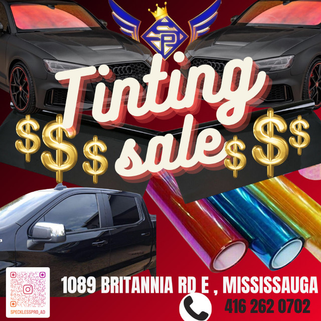 window tinting summer special in Auto Body Parts in Mississauga / Peel Region