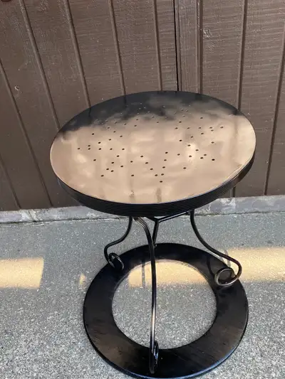 Metal patio table, View more