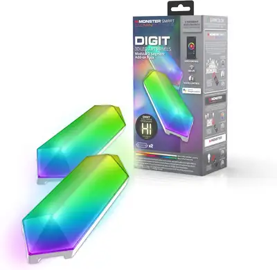 Electronics Bin: About this item 2 panels for unique color settings Multiple ways to customize your...