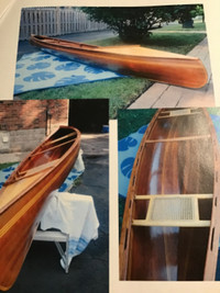 Cedar strip canoe for sale…….
