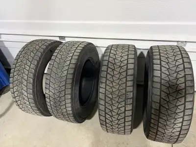 Thread depth as shown in pictures for each tire. 265/65/18 Made in Japan Studless Winter Tires. Grea...