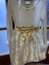 Elegant Creamy White Dress by Perfectly Dressed (girls size 6)