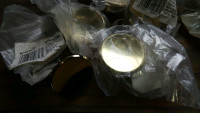 Brass coloured knobs new in package