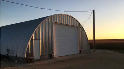 Heated Quonset Gated Property Very close to Red Deer Minutes away from Gasoline Alley.