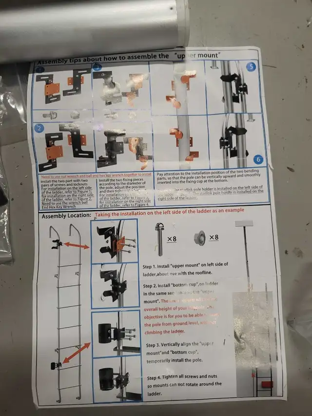 Starlink gen 3 ladder mounting kit in RVs & Motorhomes in Bedford - Image 5