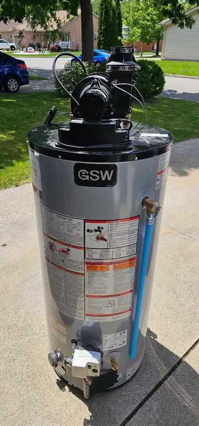 40 gallon power vented water heater, View more
