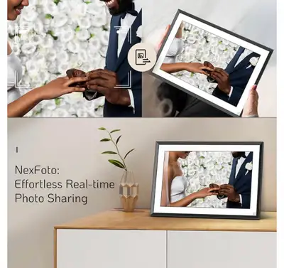  NexFoto 10.1" WiFi Digital Picture Frame Smart Touchscreen , View more