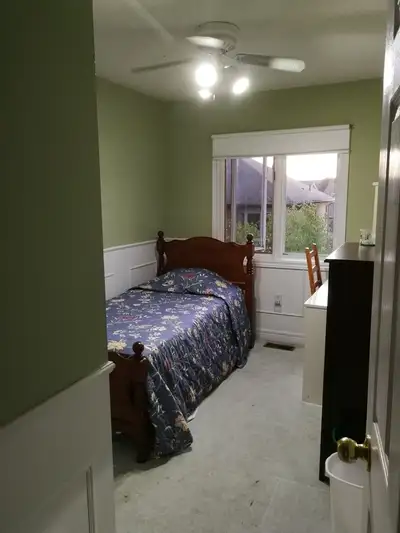 Furnished room with single bed and 3-piece bathroom - First and last month - $800/month. The room is...