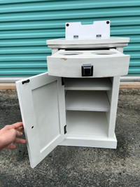 Storage Cabinet With Power Chord