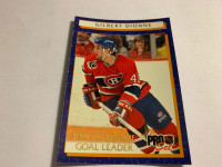 1992ProSet Rookie Goal Leader#6Gilbert Dionne Montreal Canadiens