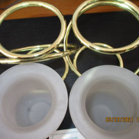 "BRAND NEW" INTERLOCKING TEA CANLE HOLDERS PRICE FIRM CASH ONLY