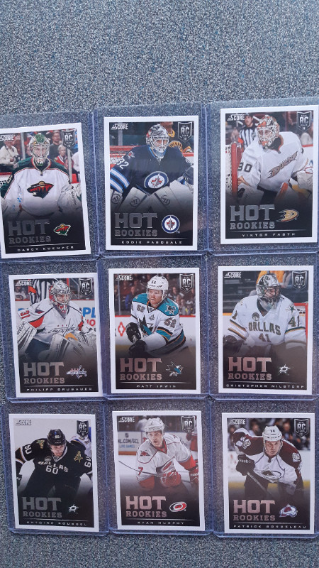 2013-14 Panini Score Cartes Recrue Hockey Hot Rookies Cards dans Art et objets de collection  à Lévis