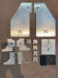 Plate set for DIY CNC Machine