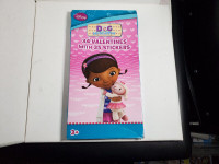 Doc McStuffins Deluxe Valentine's Day Cards with Stickers new