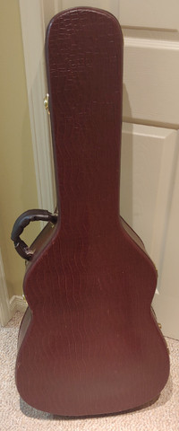 Full Size Guitar Case w Hygrometer