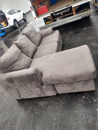 Grey Sectional Couch Sofa Set Living Room Furniture FREE DELIVER