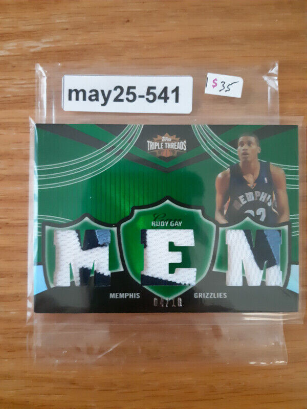 Rudy Gay 2006-07 Topps Triple Threads Emerald /18 in Arts & Collectibles in St. Catharines