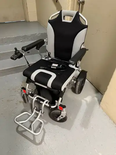 Folding Electric Wheelchair **LIKE NEW**, View more