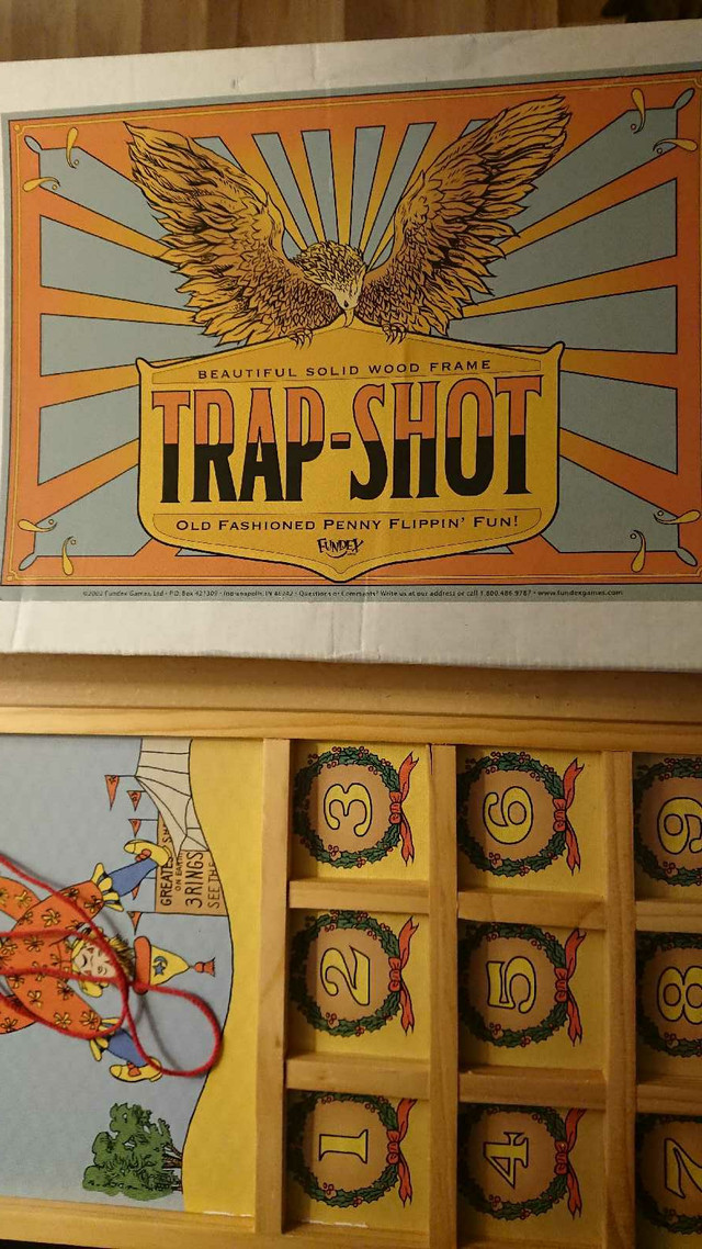 Trap Shot Penny Flipping Game by Fundex Penny Flippin Fun in Arts & Collectibles in Thunder Bay