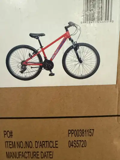 Schwinn 24in, 21-Speed, Red High Timber ALC Youth/Adult Mountain, View more