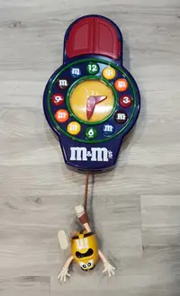 M & M wall clock