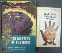 MYSTERY OF THE ROCK/PUDD'NHEAD BOOKS (1964 MARK TWAIN)