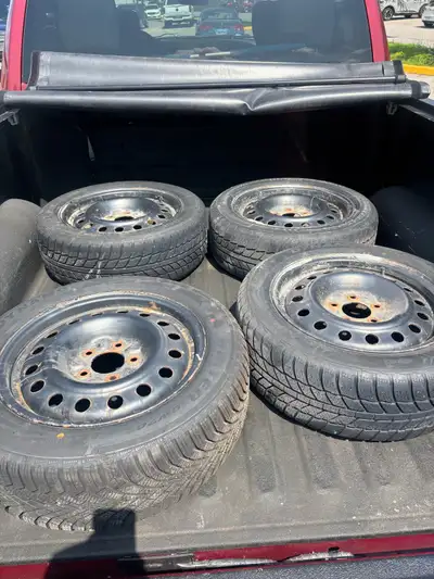 Used tires and rims looking to unload them 150 for all 4