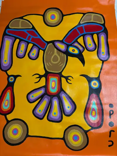  Original Indigenous Woodland Painting – Christian Morrisseau , View more