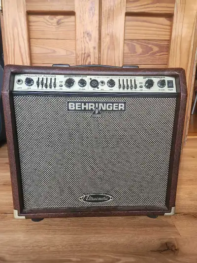 An amazing amp. Great for guitars - I used for violin, viola, and bandura. It has sat at home for 10...