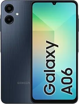 Samsung Galaxy A06 : 6,7", 4Go RAM, 64Go Stockage, Caméra 50MP, View more