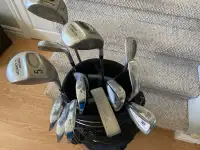 Golf clubs- left hand 