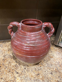 Grecian-style ceramic vase