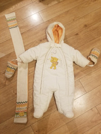 6 to 9 month baby snow suit