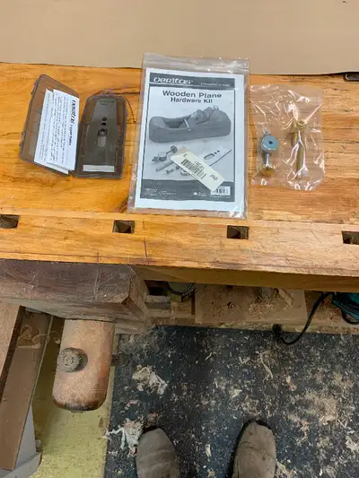 Verona’s Wooden Plane kit. Still in unopened packaging. $40.