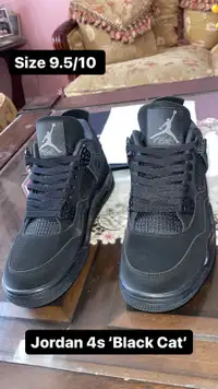 Air Jordan 4 Retro ‘Black Cat’ size 9
