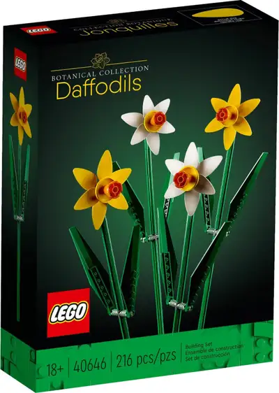 LEGO Icons Botanical 40646 Daffodils (2023) 216 Pcs, View more