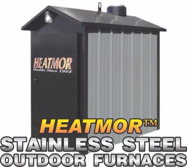 Heatmor Outdoor Wood Furnace and Underground Tubing in Heating, Cooling & Air in Summerside - Image 3